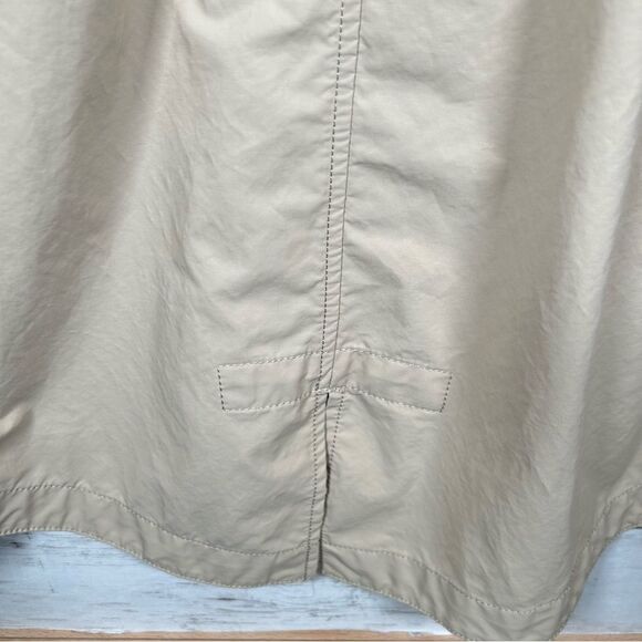 GAP Hooded Water Resistant Oversized Anorak Parka Nylon Travel Rain Coat S - Picture 9 of 10